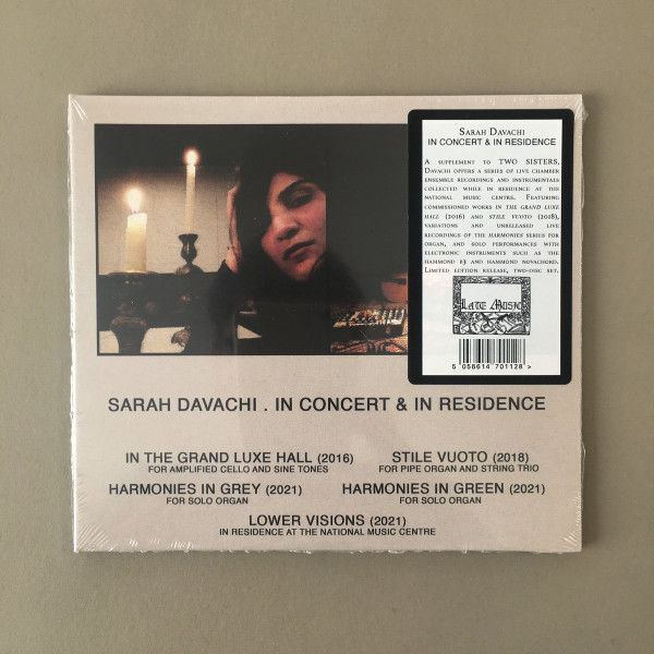 Sarah Davachi - In Concert & In Residence - 2CD