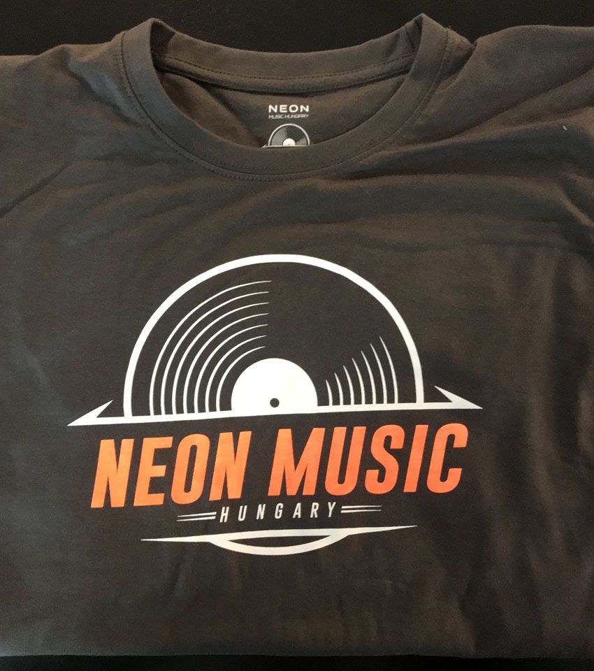 Neon Music Hungary - Neon Music póló férfi S - T-Shirt
