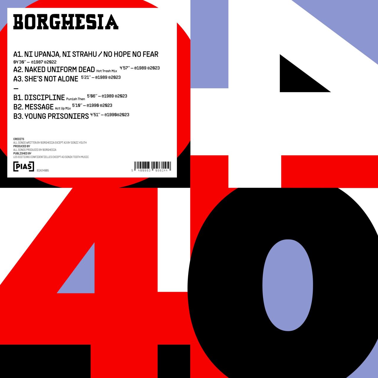 Borghesia - PIAS 40 -12" EP