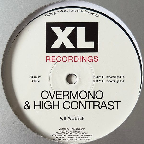 Overmono & High Contrast - If We Ever - 12"